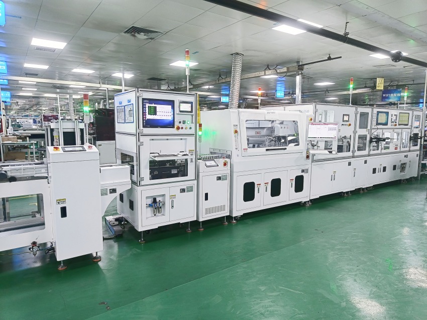 WIFI模块自动化装配测试产线